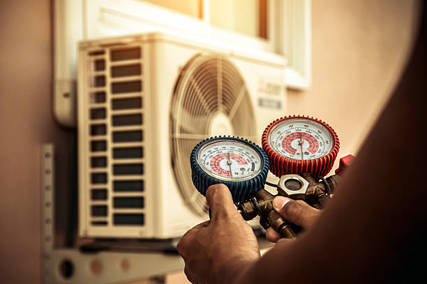 Professional Ac Installation technician working in Meridian, MS